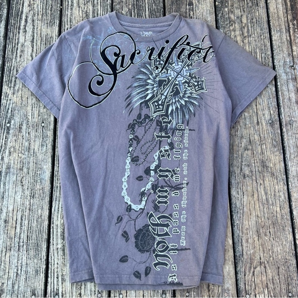 Y2K Affliction Style Tee